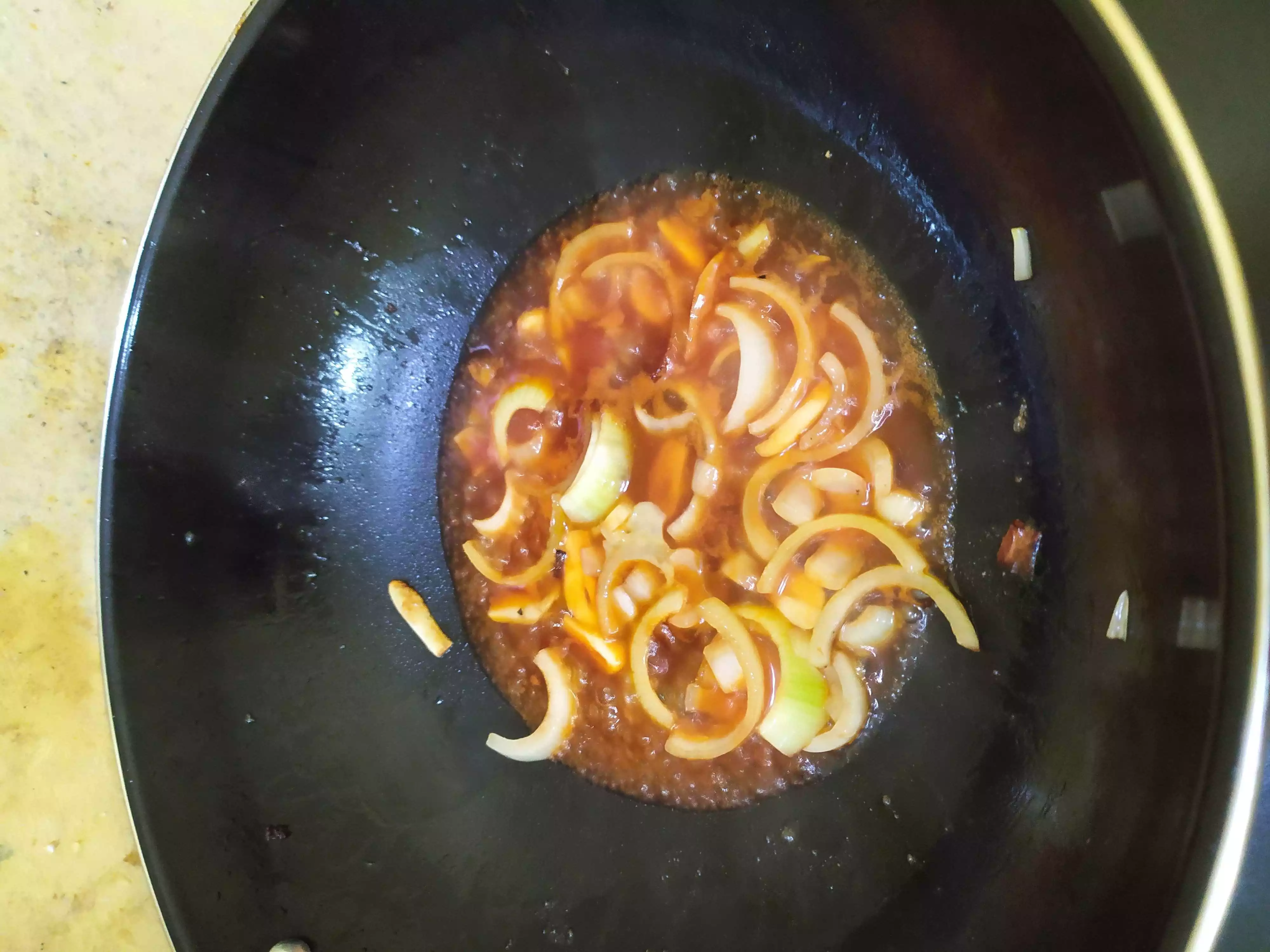 Step 3 Udang Asam Manis
