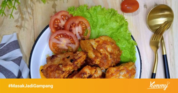 Proses pengolahan bumbu untuk ayam cincane