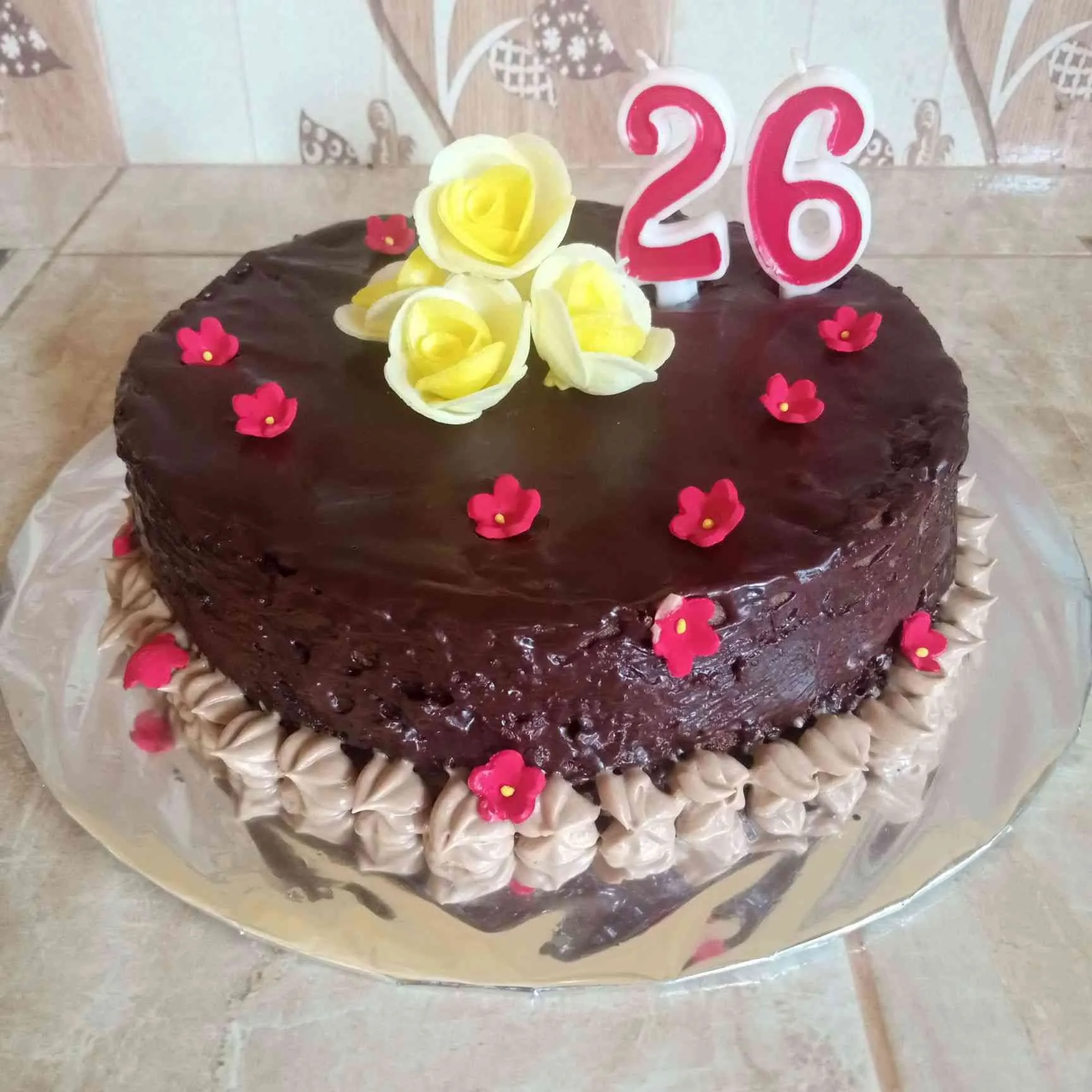 Blackforest Tart B'day Cake