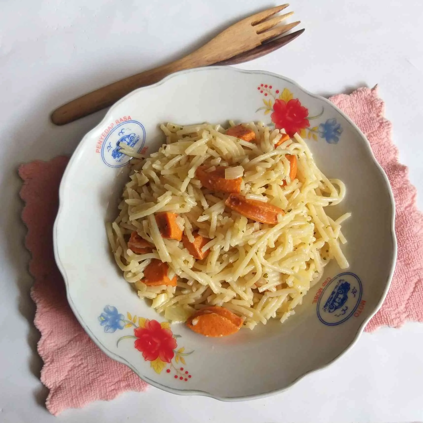 Spaghetti Goreng Sosis