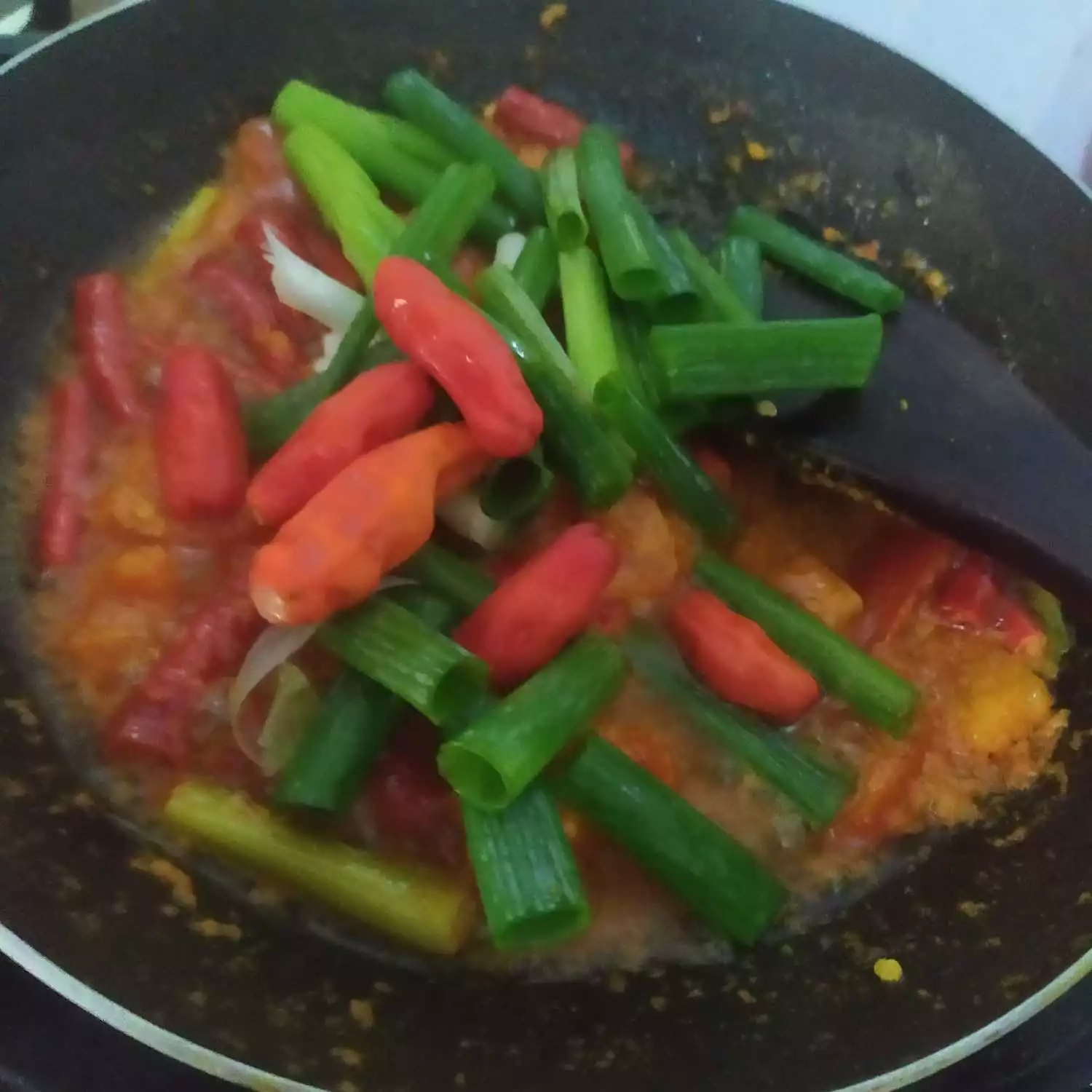 Step 3 Tumis Jantung Ayam Pedas