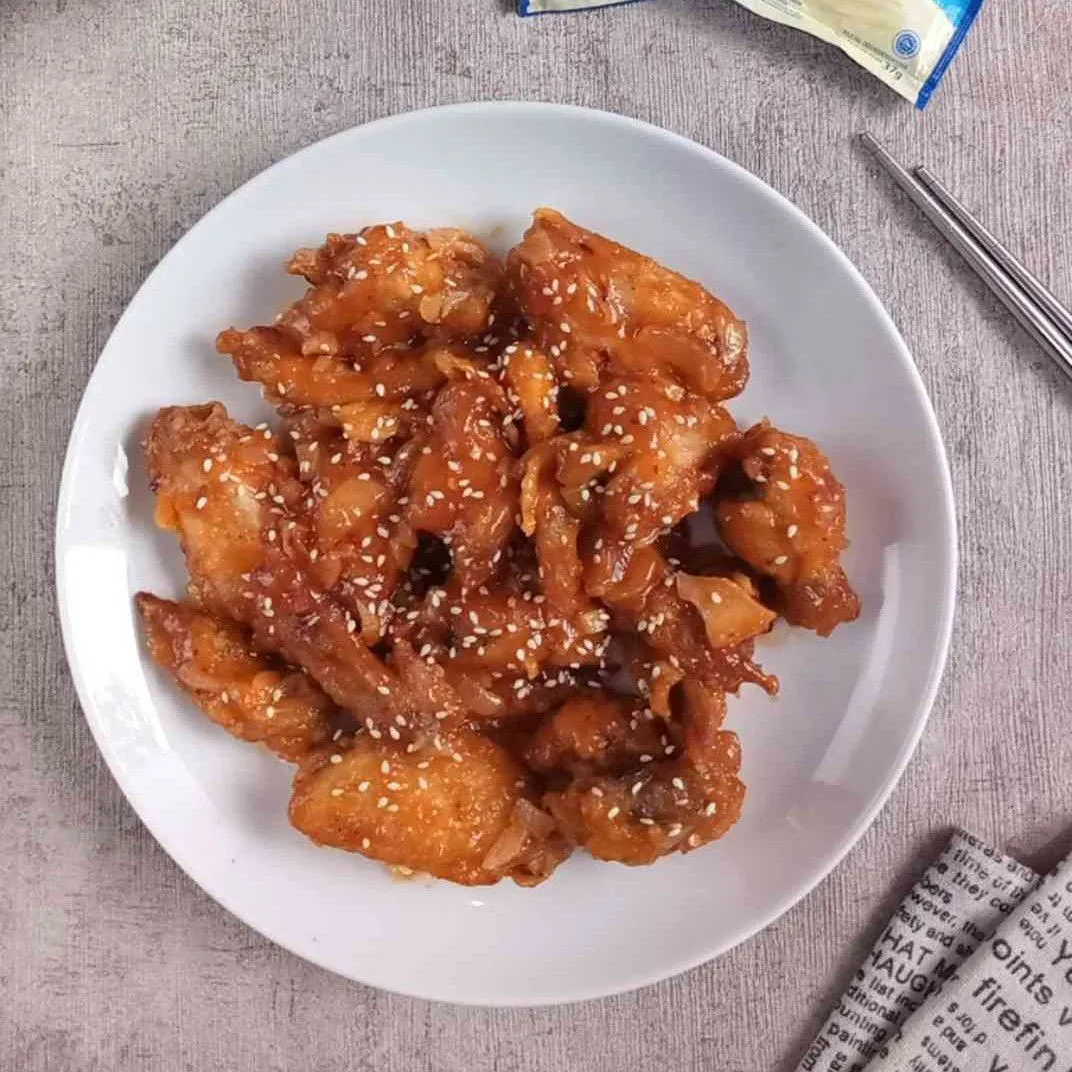 Korean Spicy Chicken Wings