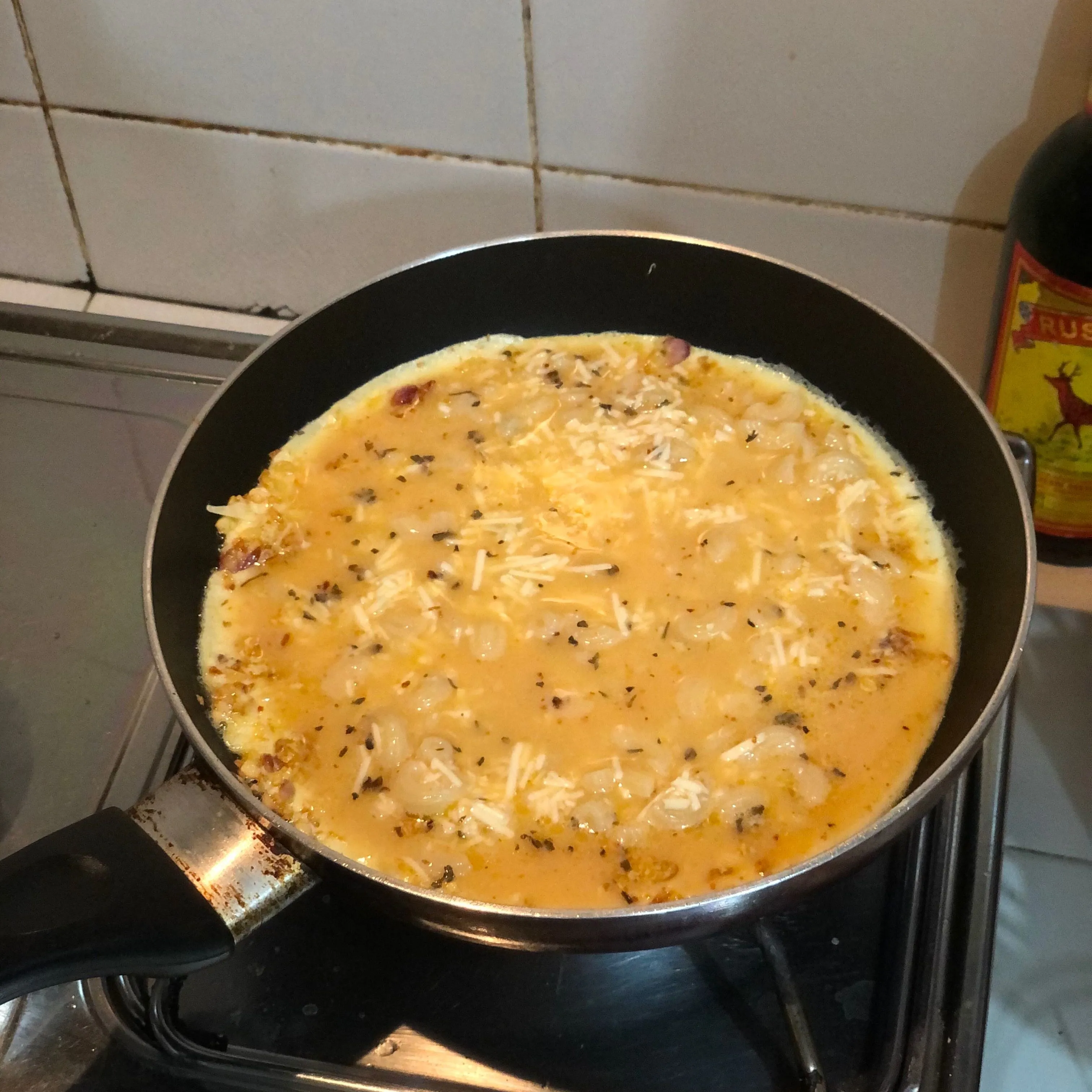 Step 5 Macaroni Telur Keju