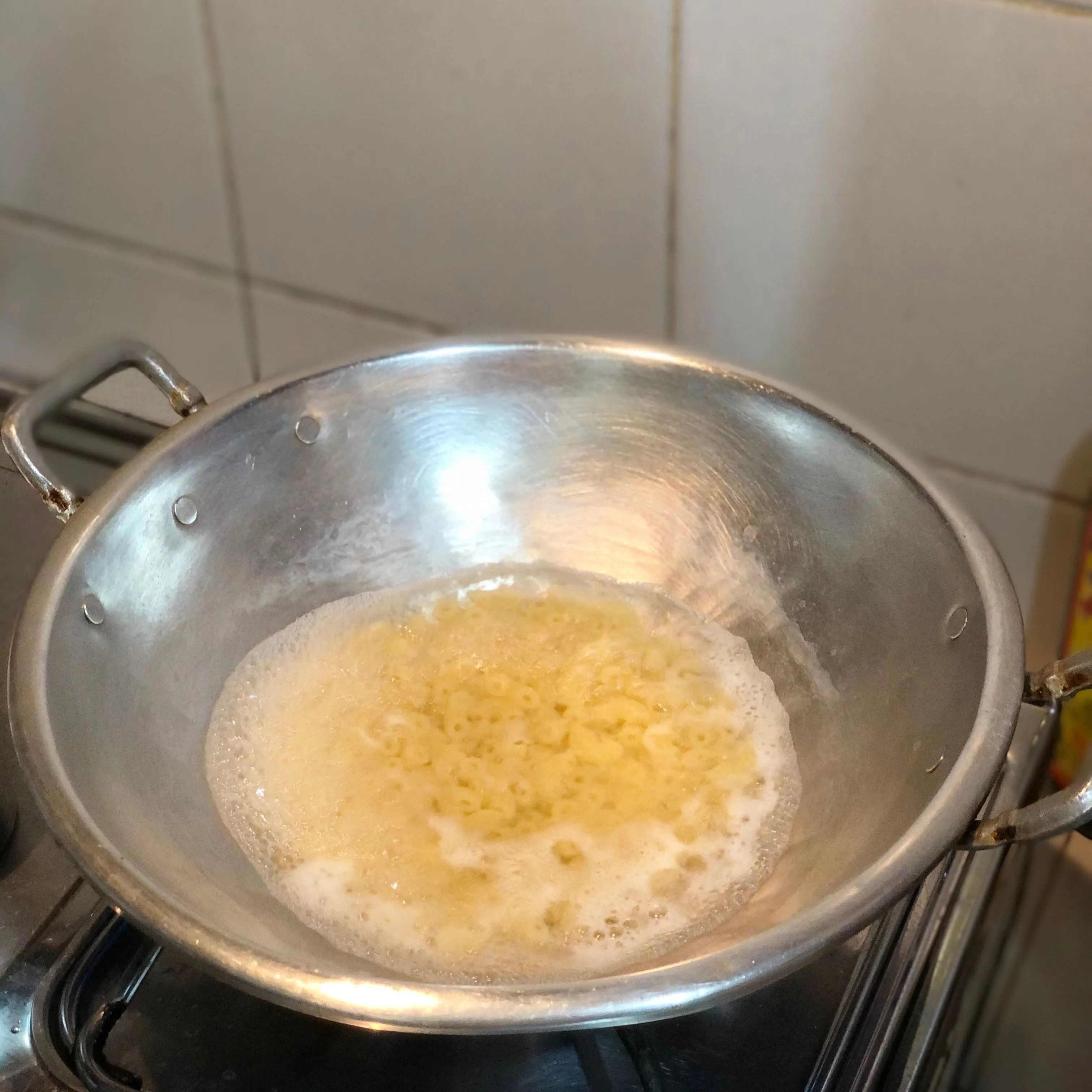 Step 1 Macaroni Telur Keju