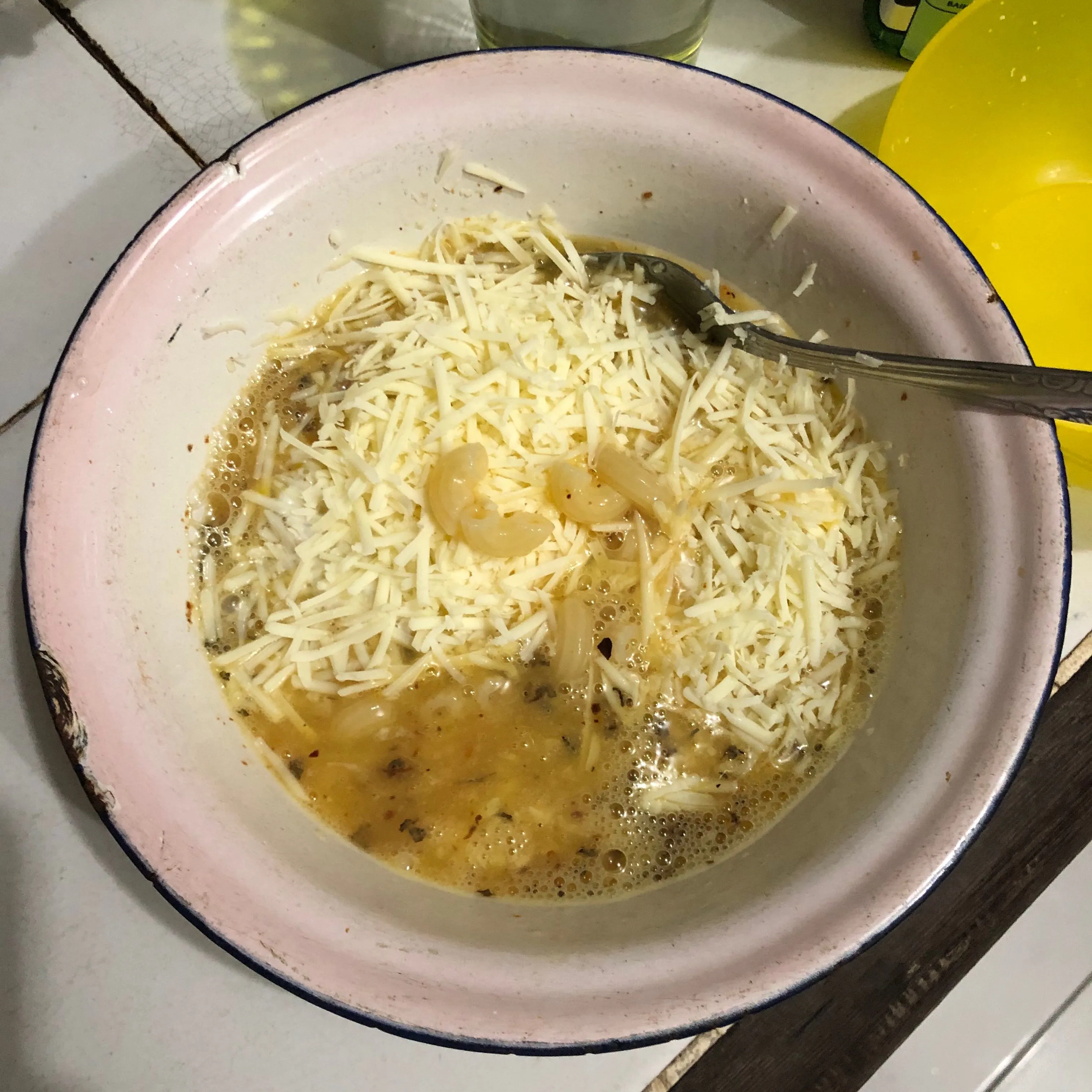 Step 3 Macaroni Telur Keju