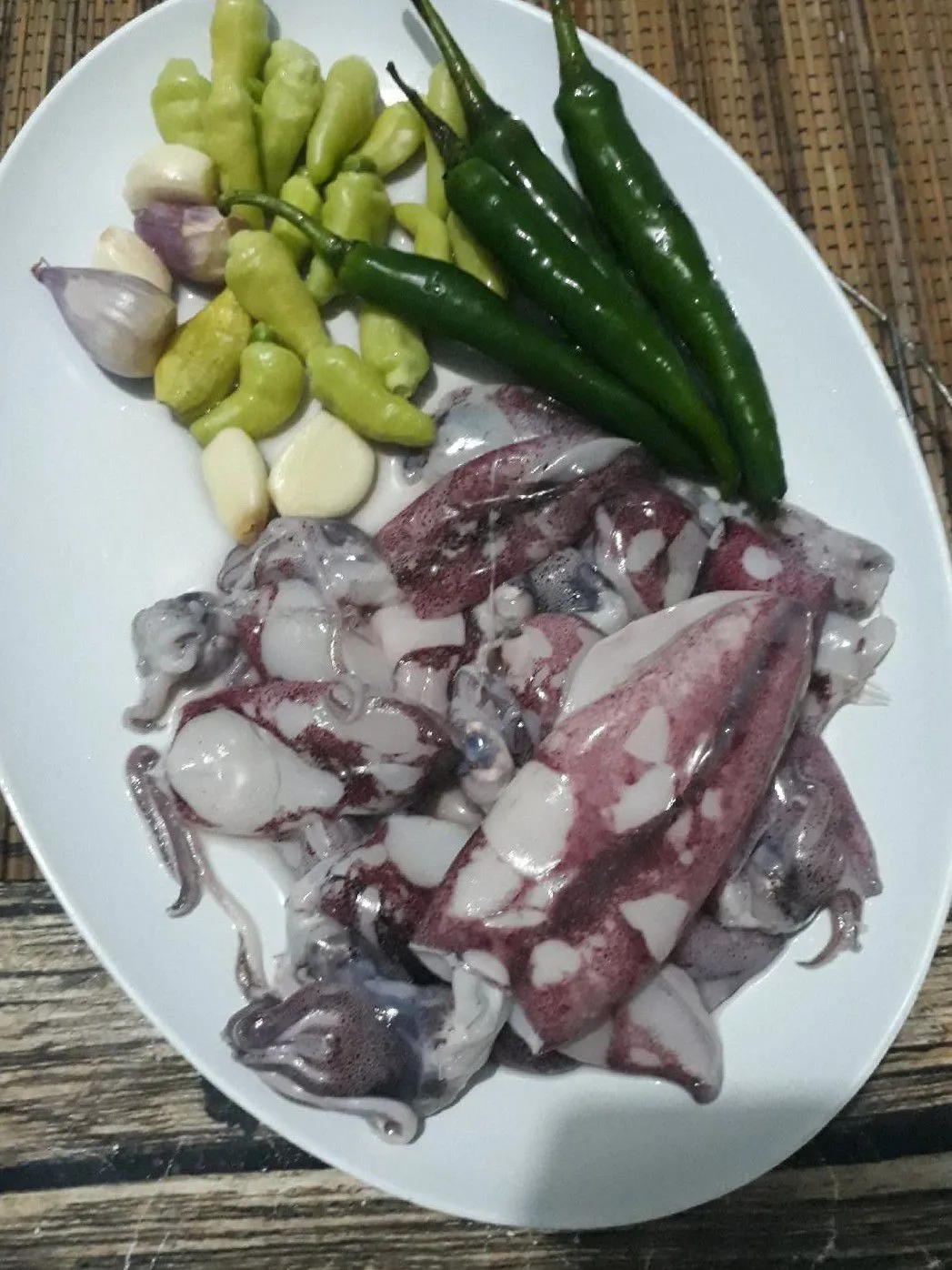 Step 1 Cumi Sambal Ijo