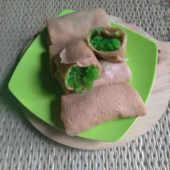 Dadar Gulung Isi Unti Kelapa Ijo