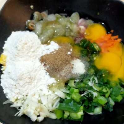 Step 2 Telur Kukus Goreng