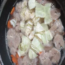 Masukan kobis .