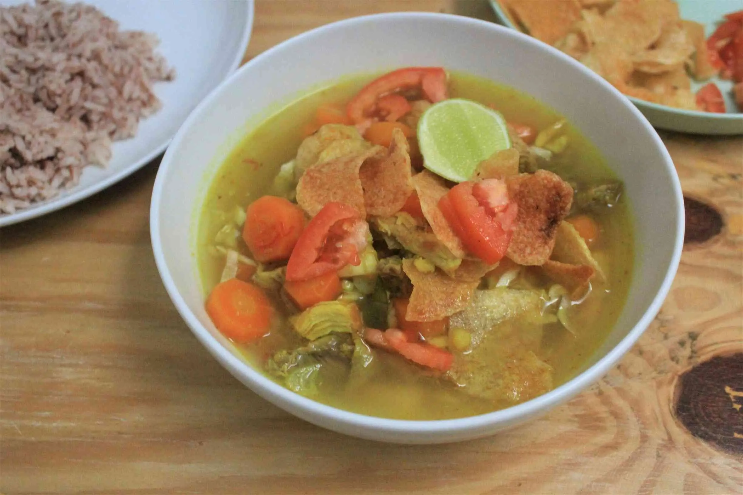 Soto Ayam Kentang Goreng