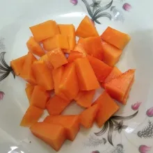 Potong dadu pepaya