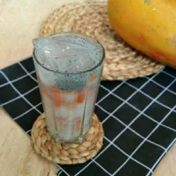 Es Pepaya Susu Selasih