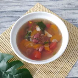 Sop Kacang Merah Kaldu Ayam Kampung