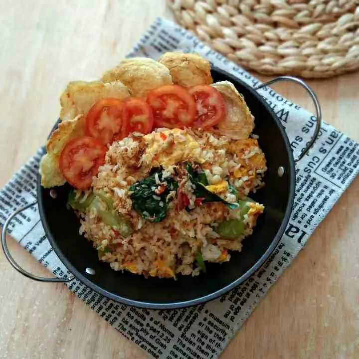 Nasi Goreng Pokcoy Telur
