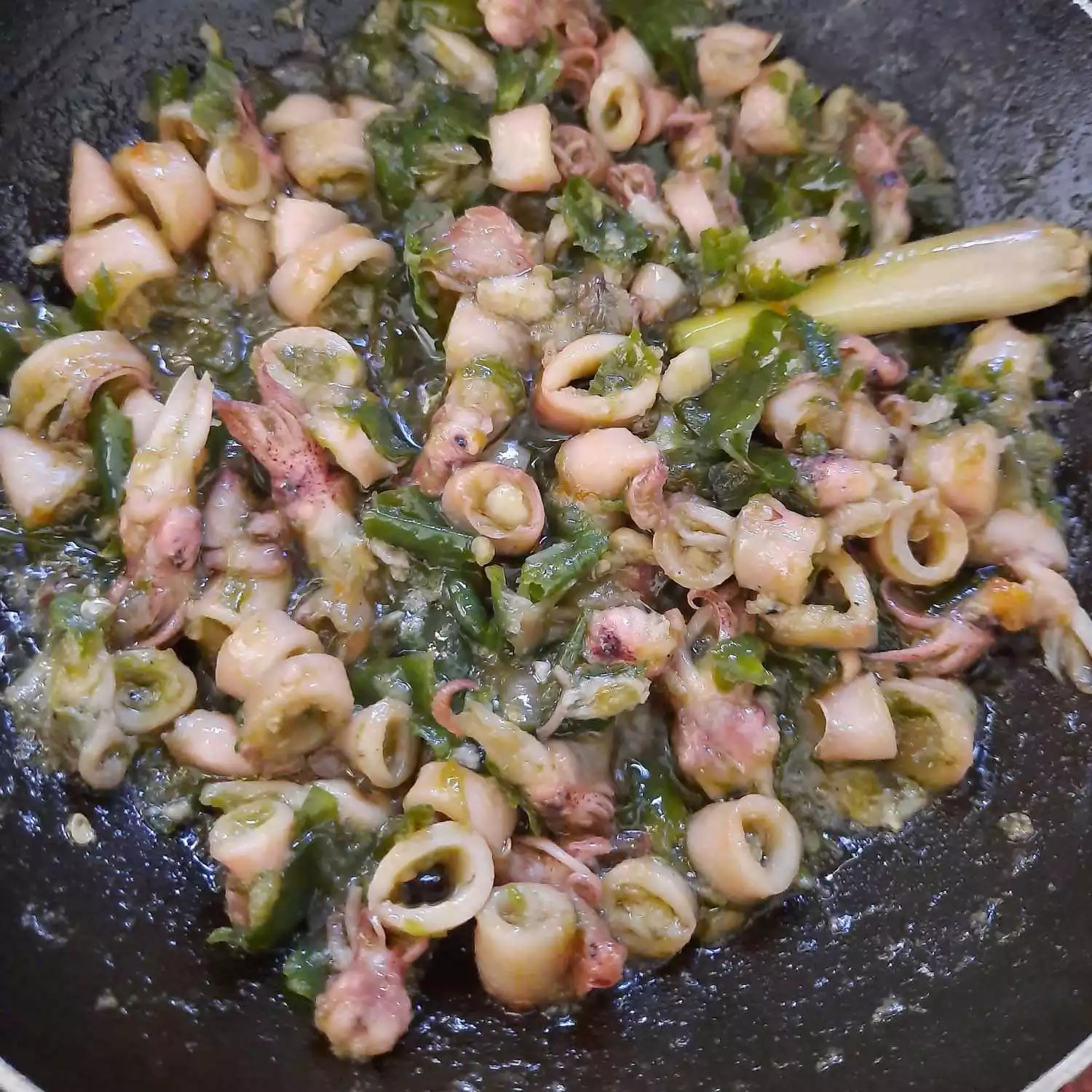 Step 4 Cumi Asin Cabe Ijo