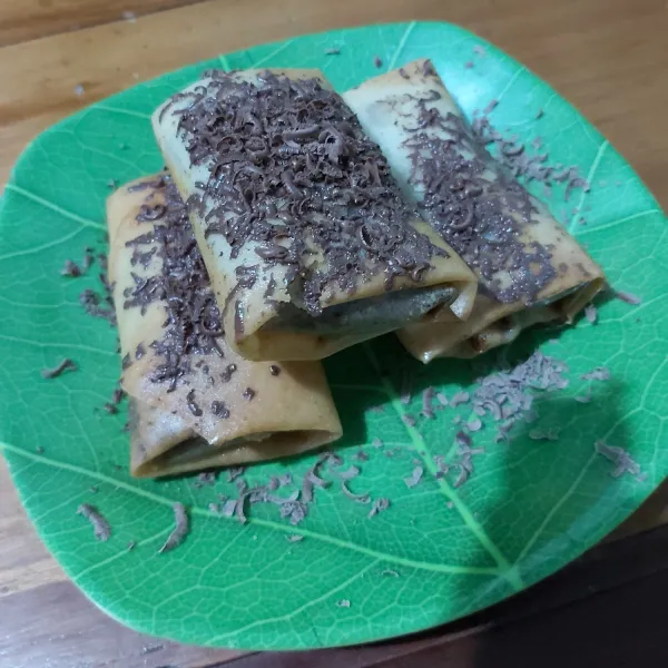 Pisang cokelat siap disajikan 😍😍