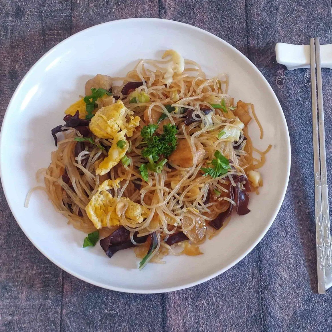 Bihun Goreng Campur Jamur