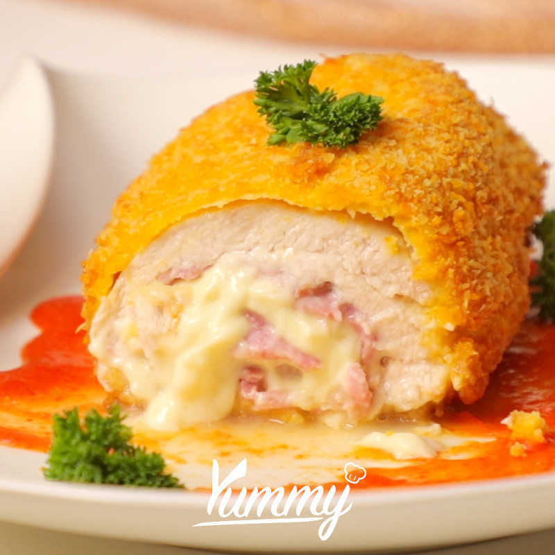 Resep Dan Cara Membuat Chicken Cordon Bleu Dari Chef Yummy