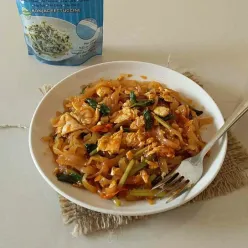 Fettucinni saus Asam Manis