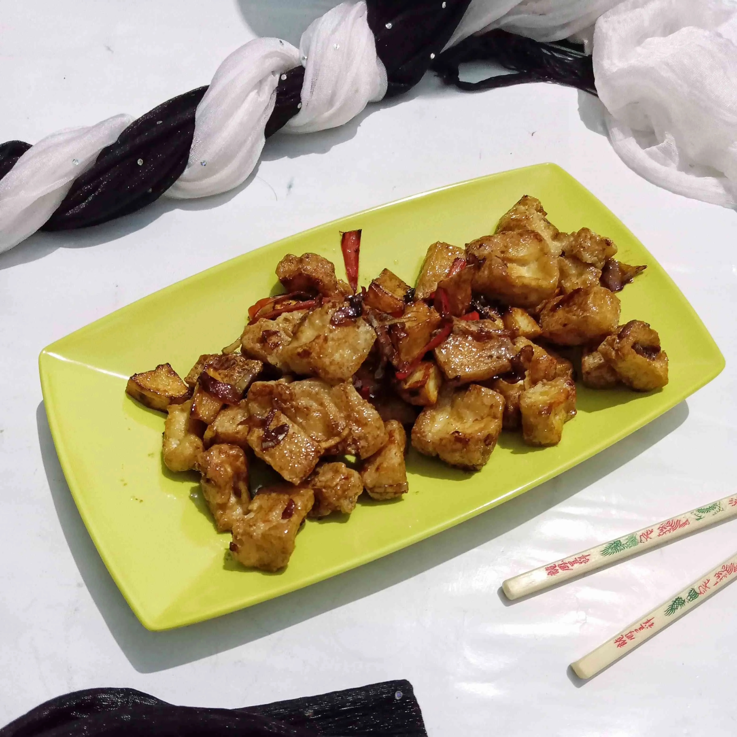 Kentang Tahu Kecap Teriyaki