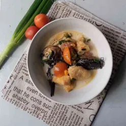 Lele Panggang Masak.Santan
