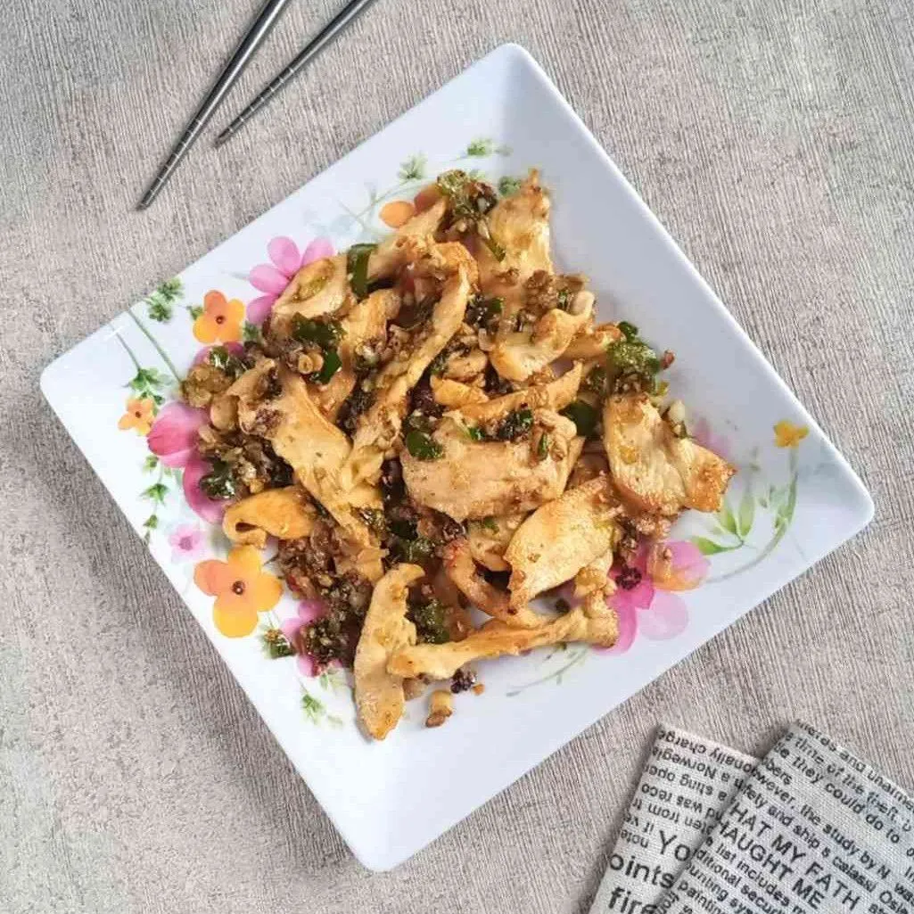 Sei Ayam Cabe Ijo