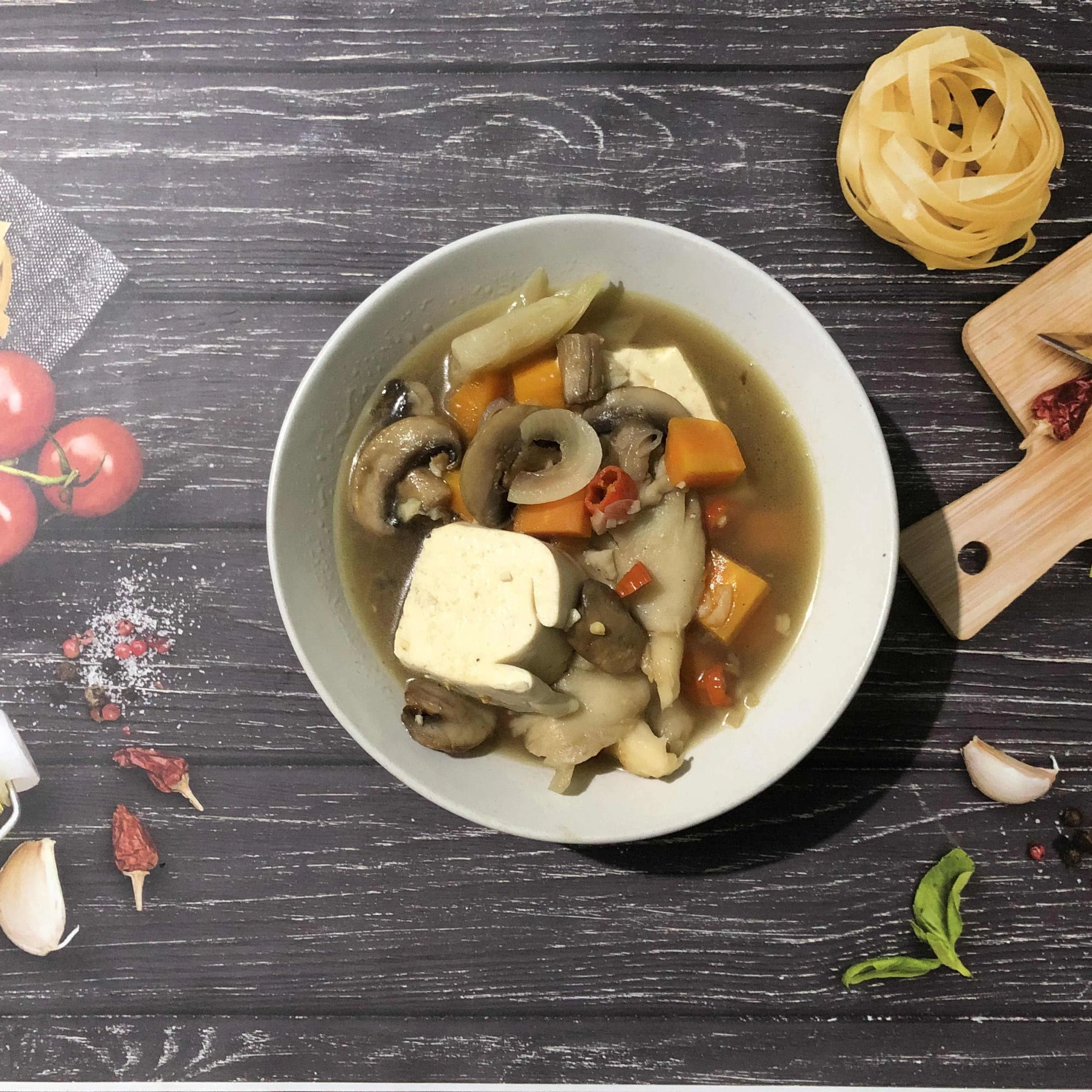Soup Mushroom Tofu