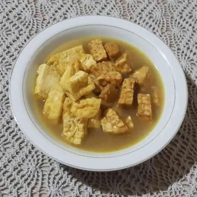 Tahu Tempe Kuah Soto