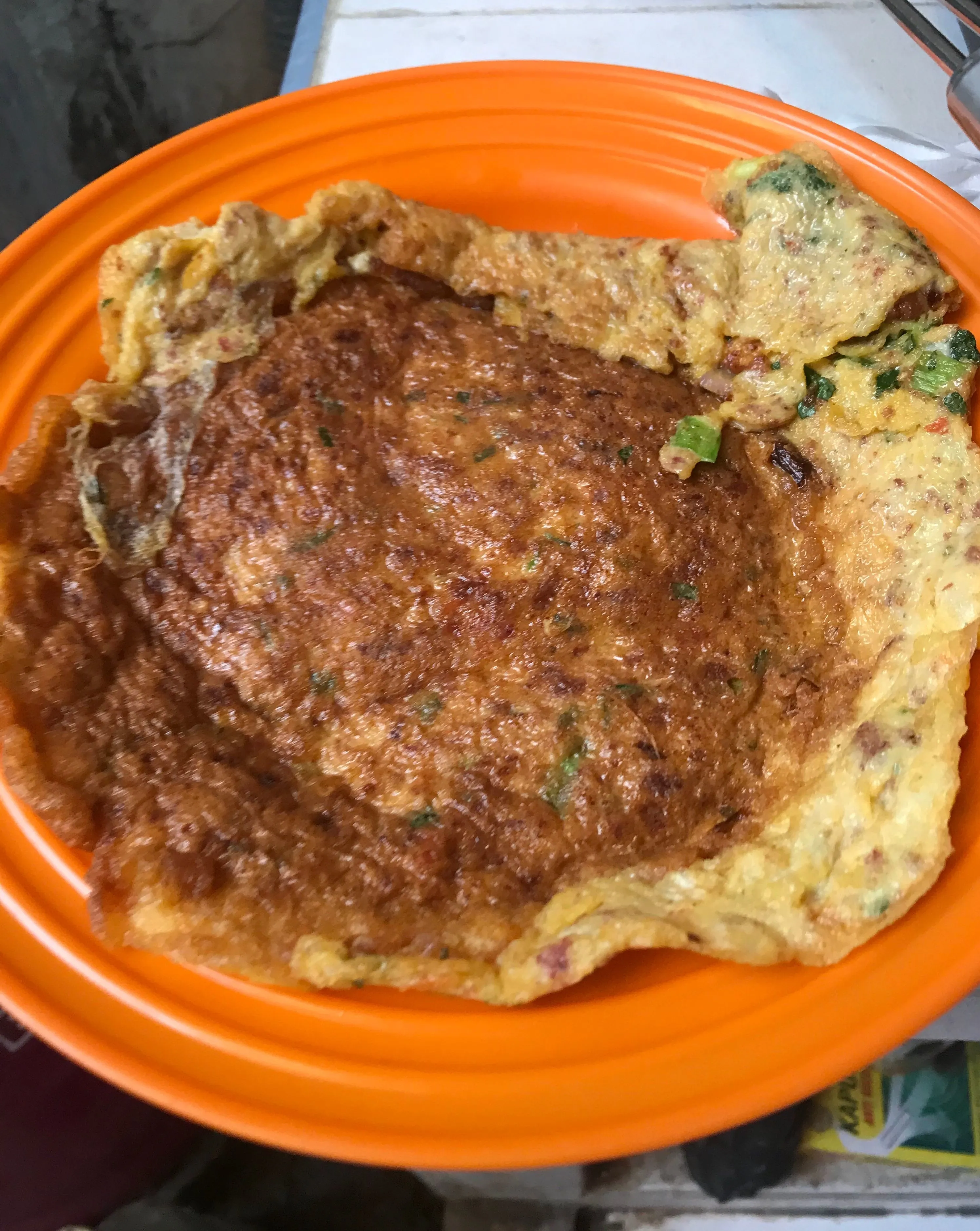 Step 5 Telur Dadar Pegagan