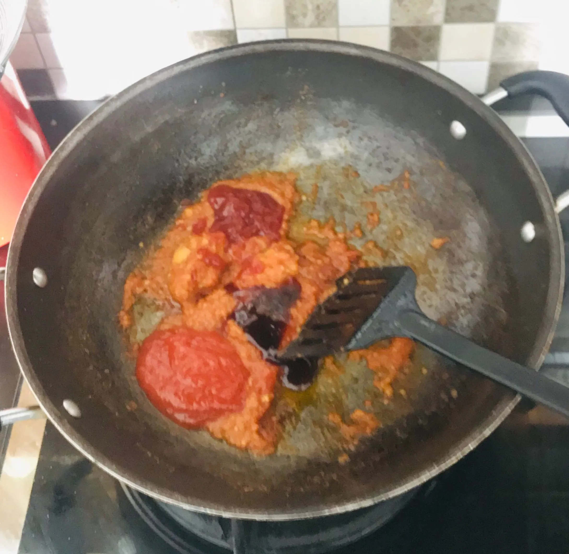 Step 6 Ayam Saus Padang