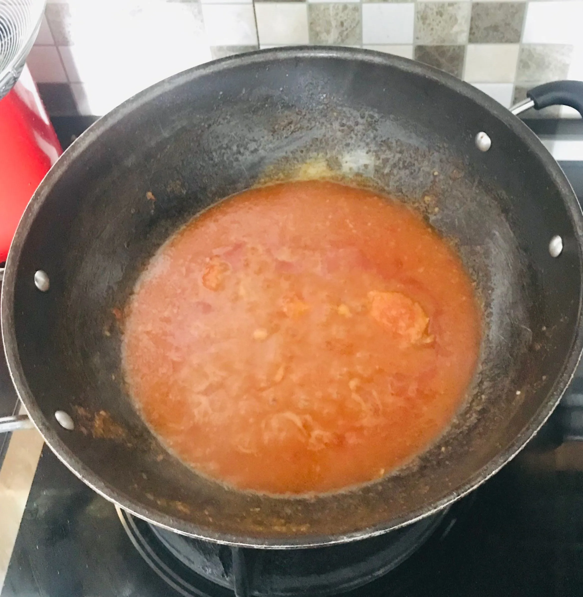 Step 7 Ayam Saus Padang
