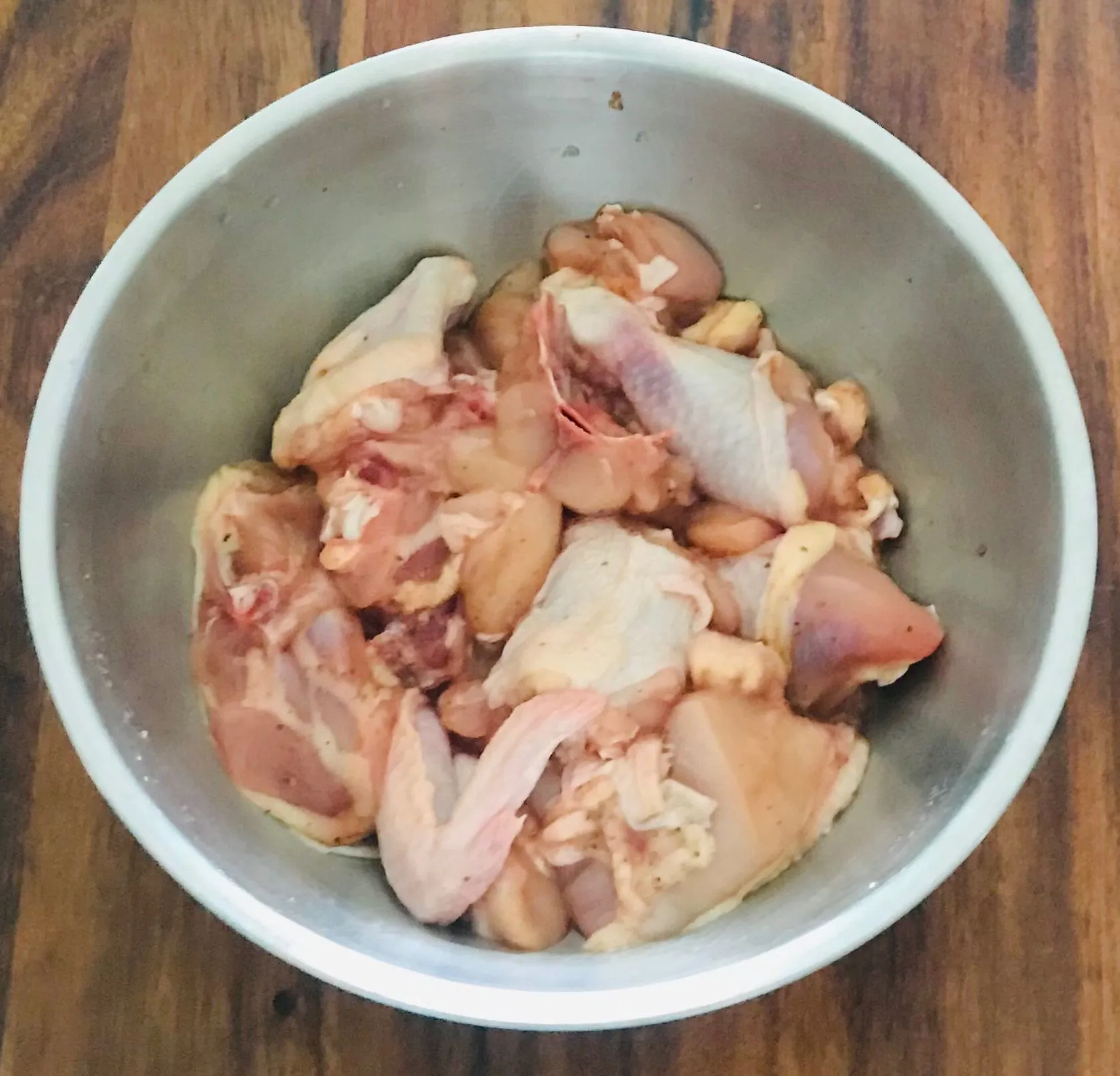 Step 1 Ayam Saus Padang