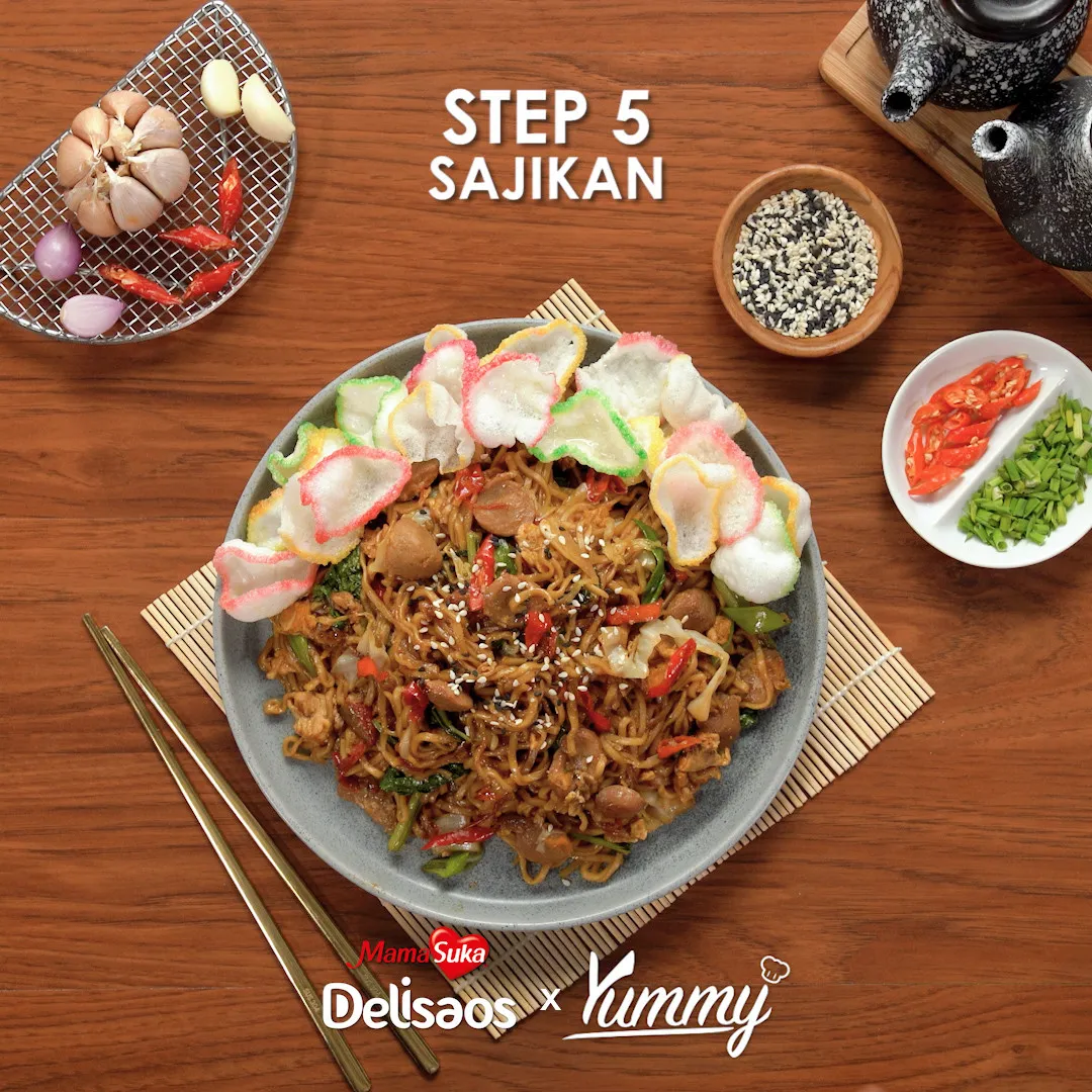 Step 5 Mie Goreng Jawa Bumbu Japchae