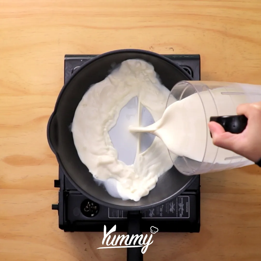 Step 1 Milky Rum Regal Puding