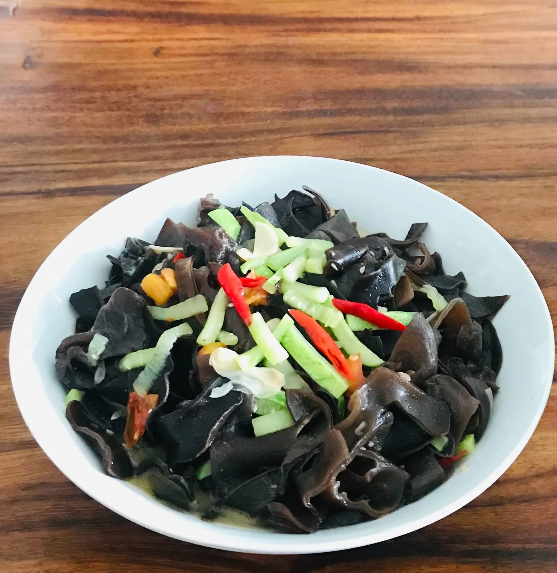 Step 7 Tumis Jamur Kuping & Timun