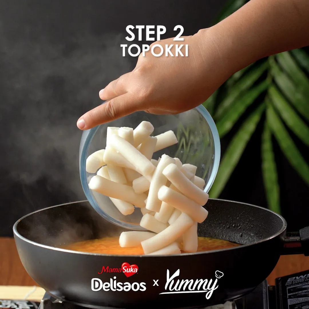 Step 2 Seblak Mie Topokki