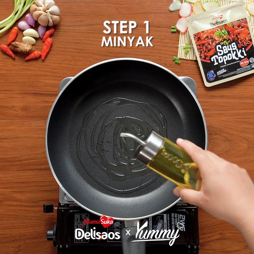 Step 1 Seblak Mie Topokki