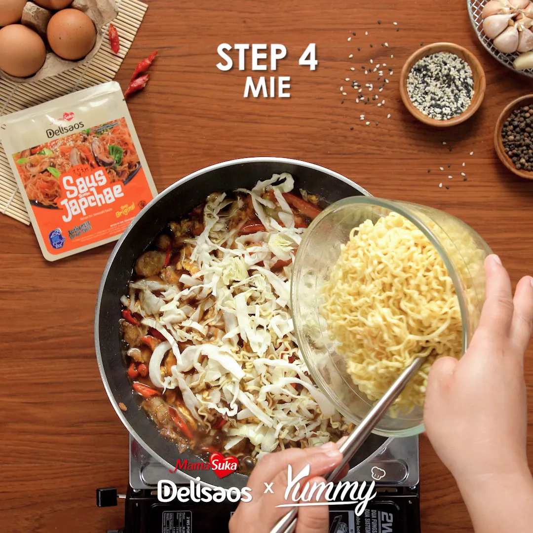 Step 4 Mie Goreng Jawa Bumbu Japchae