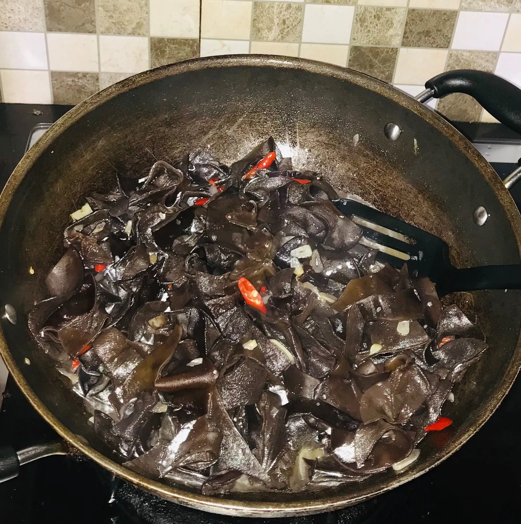 Step 4 Tumis Jamur Kuping & Timun