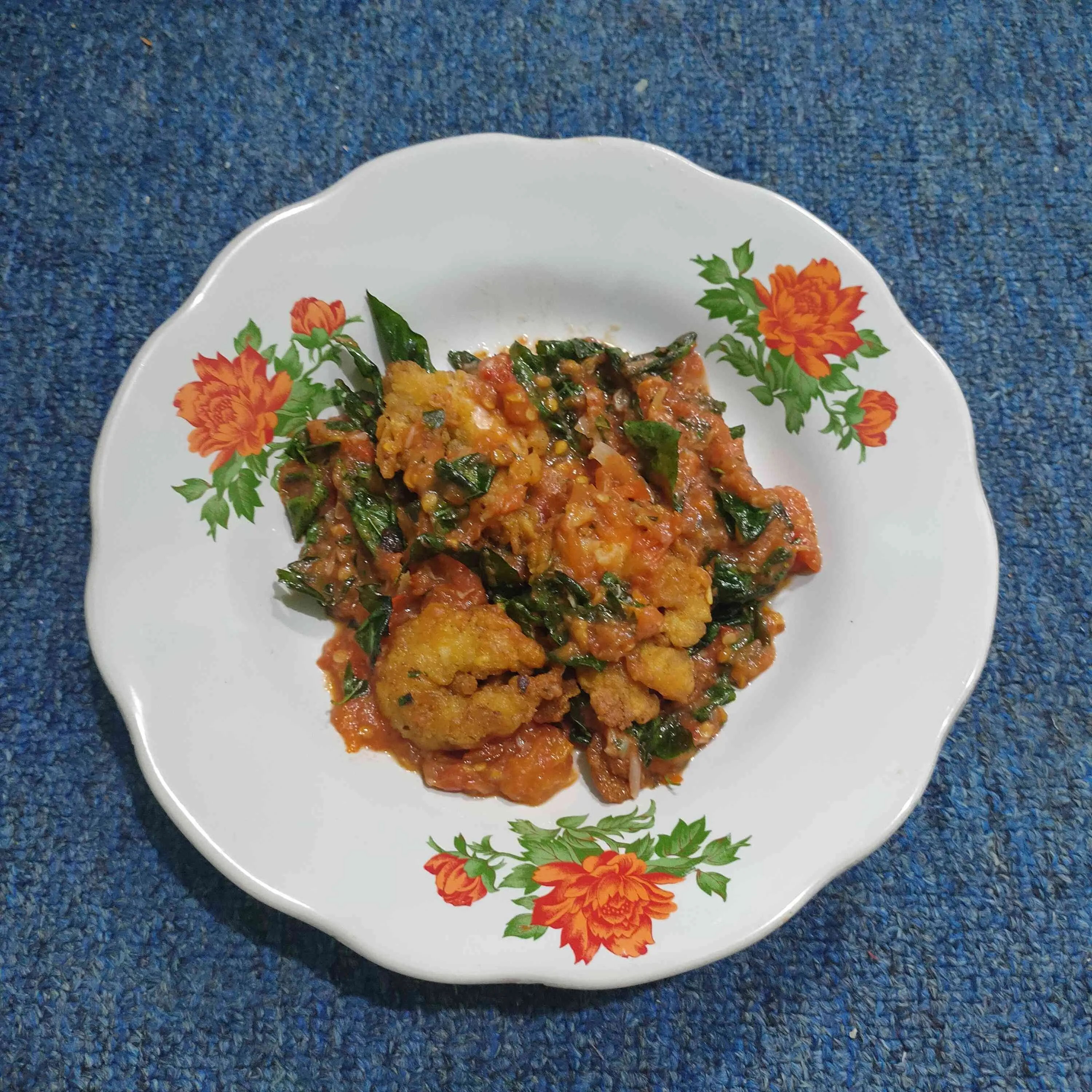 Udang Crispy Kemangi Geprek