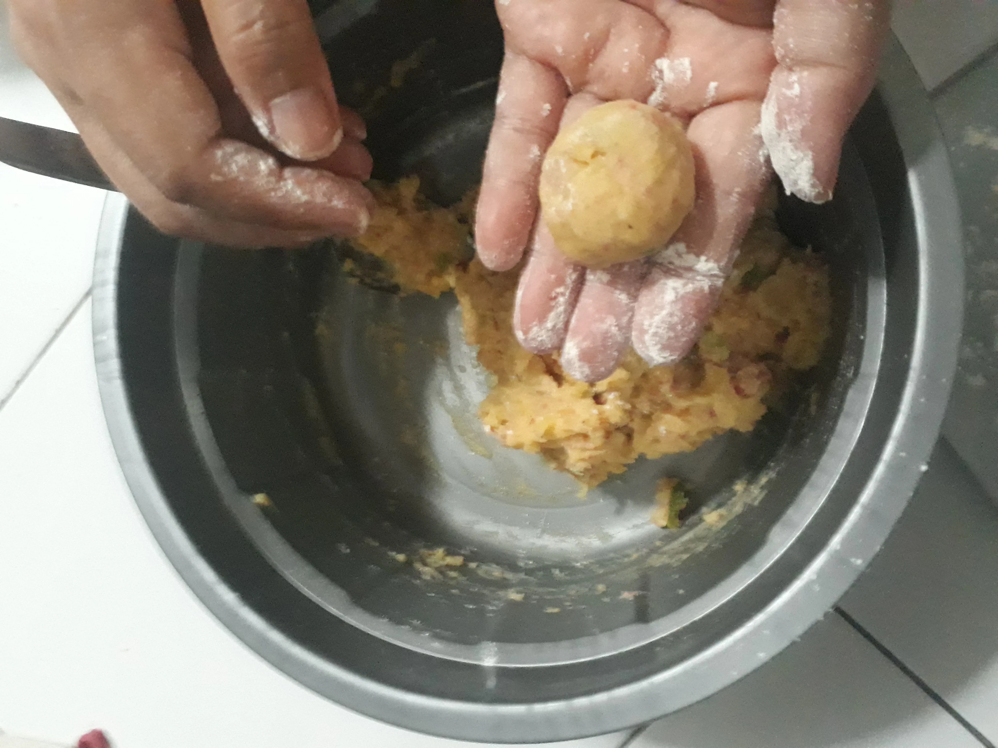 Step 5 Perkedel Goreng