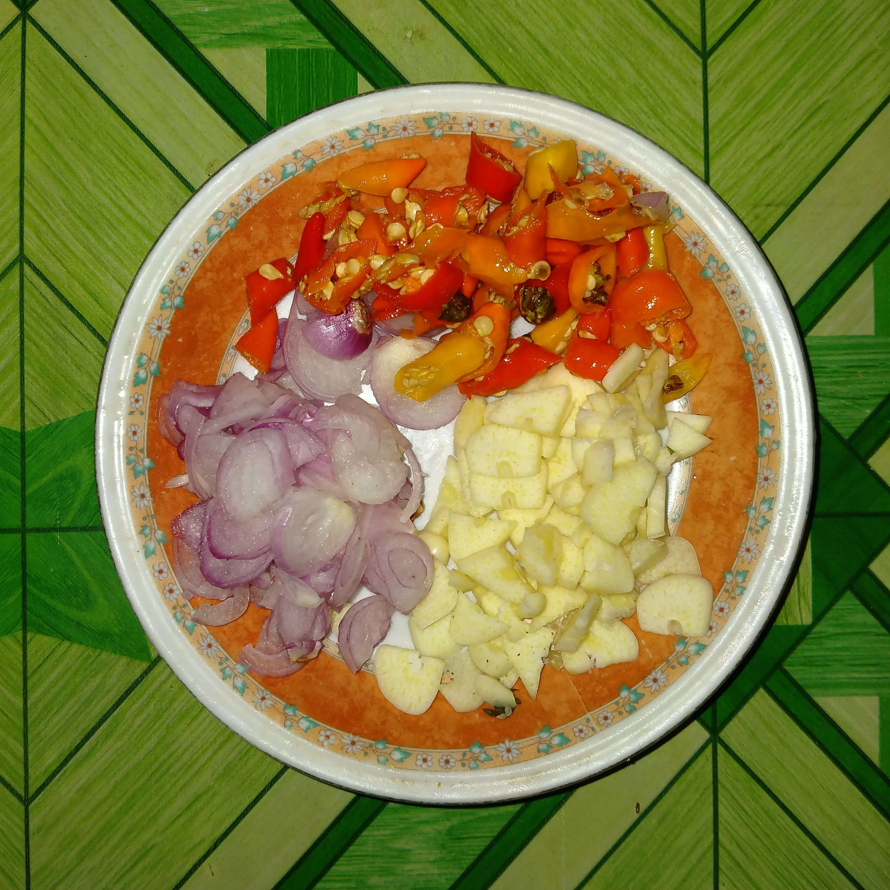 Step 3 Tumis Bayam Kembang Kates Pedas