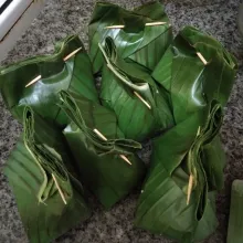 Lipat daun dengan bentuk sesuai selera