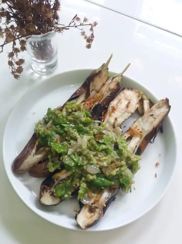 Step 5 Terong Bakar Sambal Ijo