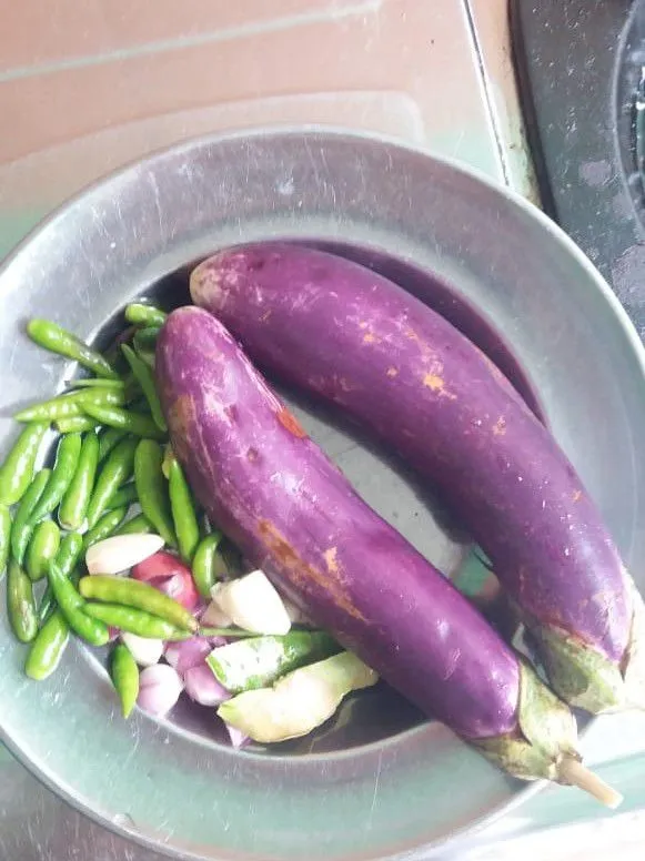 Step 1 Terong Bakar Sambal Ijo