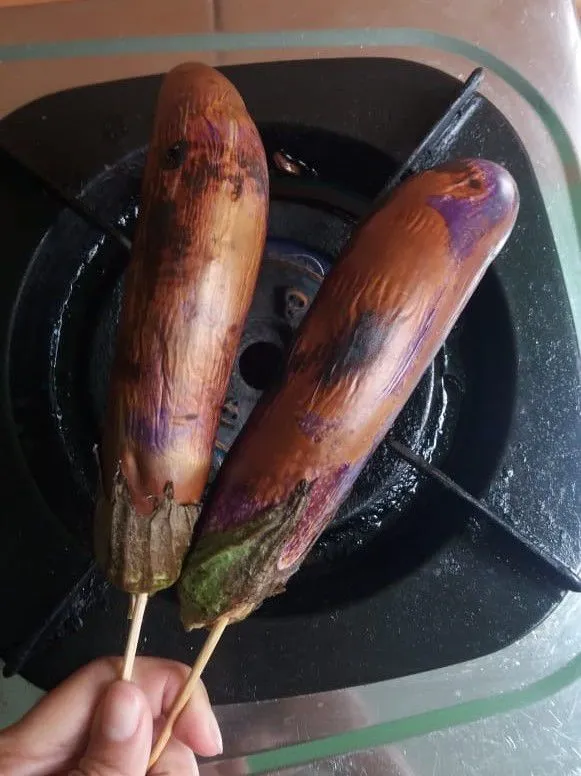 Step 2 Terong Bakar Sambal Ijo