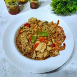 Bihun Udang Tahu Pedas