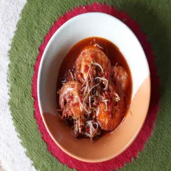 Balado Udang Tauge