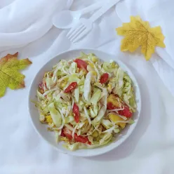 Tumis Kubis Telur
