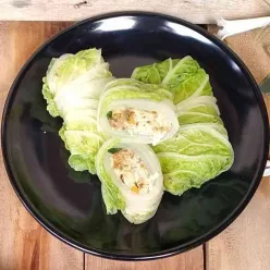 Sawi Gulung isi Orak-Arik Sayur